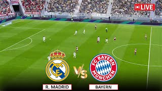 🔴LIVE  REAL MADRID vs BAYERN MUNICH LIVE I SEMI FINAL I Uefa Champions League [upl. by Erma125]