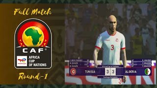 PES 2018  Tunisia vs Algeria  African Cup of Nations Round1  Gembox Patch 2021  PS3 [upl. by Mollie]