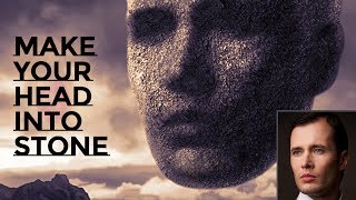 Photoshop Transform Your Head into Stone [upl. by Nollid]