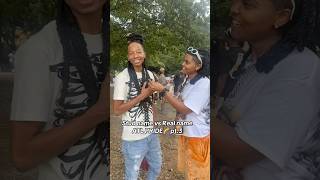 Stud Name vs Real Name pt 3 atlanta pride lgbtcommunity lgbt comedy shorts [upl. by Ahsiekram286]