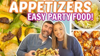 MAKE THESE 3 EASY APPETIZERS AT YOUR NEXT PARTY  FOOTBALL FOOD  PARTY FOOD APPETIZERS  MUST TRY [upl. by Barling540]