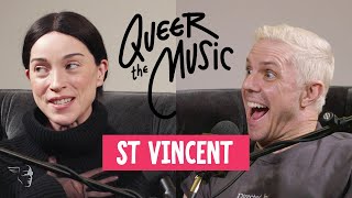 St Vincent Sits with Jake Sheers to discuss her Illustrious Career  Queer the Music [upl. by Serena208]