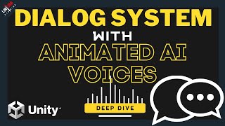 Unity Tutorial  AI Voice and Animated Dialog System [upl. by Ahsei]