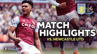 HIGHLIGHTS  Aston Villa 30 Newcastle United [upl. by Cacie]