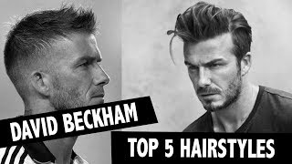 Männerfrisuren TOP 5 ● David Beckham Hairstyling  Men Hairstyling  Frisuren Männer David Beckham [upl. by Hansel]