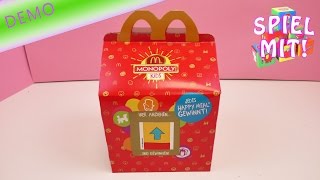 Happy Meal Unboxing und cooles Littlest Pet Shop Spielzeug vom Dezember 2015 [upl. by Eilama]