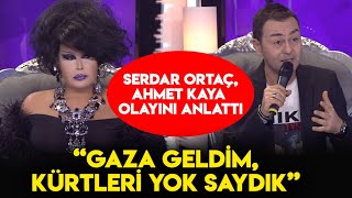 Serdar Ortaç Ahmet Kayaya Çatal Fırlatma Olayına Değindi GAZA GELDİM Popstar [upl. by Berni422]