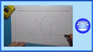 Retta tangente per un punto della circonferenza [upl. by Aicenert]