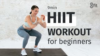 9minute HIIT Workout For Beginners to Start Your Fitness Journey [upl. by Doelling656]