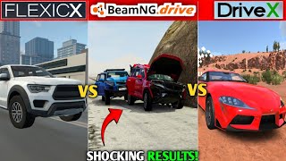 FlexicX vs Beamngdrive vs DriveX  Best Comparisons 🗿 [upl. by Mossman]