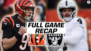 Bengals vs Raiders Bengals Get 1st Playoff Win Since 1990 NFL Wild Card Recap  CBS Sports HQ [upl. by Acinomad973]