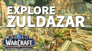 AtalDazar WoW BfA Explore Zuldazar [upl. by Haldas]