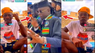 Shatta wale reply Stonebwoy After Gimpa graduation shades [upl. by Esenaj]