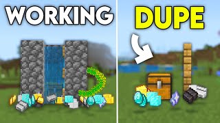 TOP 3 WORKING DUPLICATION GLITCHES IN 121 Minecraft Bedrock [upl. by Eiliab169]