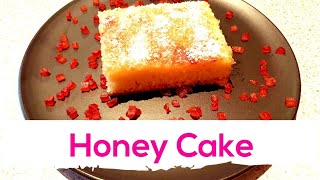 HONEY CAKE RECIPE BAKERY STYLE  HOW TO MAKE HONEY CAKE [upl. by Ferretti]