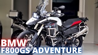 BMW F800GS ADVENTURE EM DETALHES [upl. by Ahsinwad]