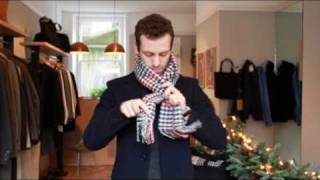 How a Modern Man can Tie His Scarves [upl. by Alpers]