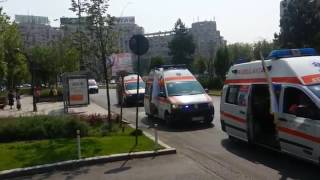 Ziua națională a ambulanței Bucuresti 2016 [upl. by Ahnavas]