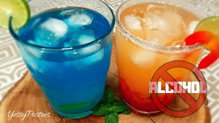 2 BEBIDAS RUSA amp LIMONADA AZUL SIN ALCOHOL [upl. by Odlaniger]