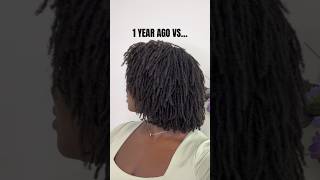 Trust the process 1 year makes a huge difference locs locjourney [upl. by Duntson]