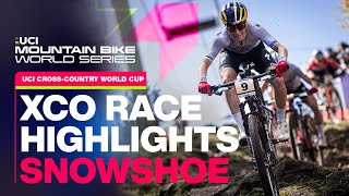 Womens XCO Race Highlights Snowshoe USA  UCI Mountain Bike World Series [upl. by Krystalle]