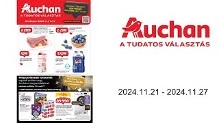 Auchan akciós újság HU 20241121  20241127 [upl. by Ia957]