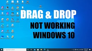 Drag and Drop Tidak Berfungsi di Windows 10  SOLUSI [upl. by Ninnahc]