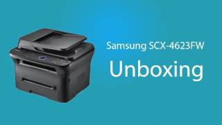 Samsung SCX4623FW Laser Printer Unboxing [upl. by Fleurette743]