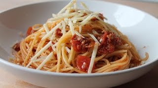 Spaghetti AllArrabbiata Rezept  Spaghetti Arrabiata Recipe  ENG SUBS [upl. by Anaeed]