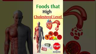 Foods that high cholesterol level [upl. by Arahsal404]