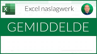 Excel naslagwerk GEMIDDELDE [upl. by Evelc]