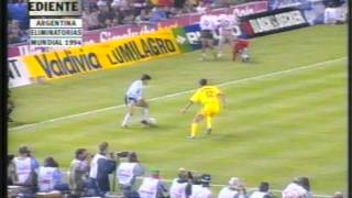 Australia 1  1 Argentina  Repechaje clasificación Mundial 1994 IDA [upl. by Yrkcaz]