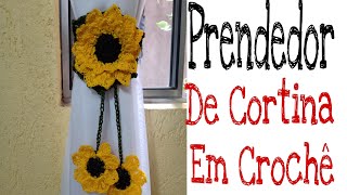 Como Fazer Prendedor Para Cortinas Em Crochê [upl. by Carnay]