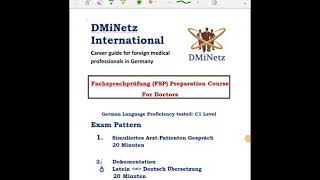 Fachsprachprüfung Exam Pattern and Course [upl. by Syman886]