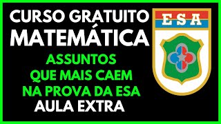 ESA  CURSO GRATUITO  ASSUNTOS QUE MAIS CAEM  CONDUTA MILITAR  AULA EXTRA [upl. by Aseiram429]