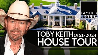 Country Music Legends Impressive Mansion Tour  RIP Toby Keith [upl. by Efron]