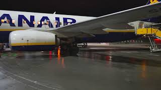 Sweden Stockholm Arlanda Airport arriving with Ryanair  night [upl. by Akihc]