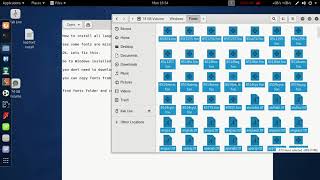 How to install all language fonts in kali without any Download [upl. by Peony]