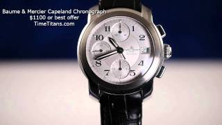 Baume amp Mercier Capeland Chronograph [upl. by Baynebridge]