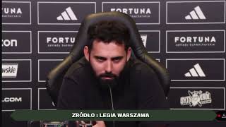 Trener Goncalo Feio o sytuacji po meczu  Brondby [upl. by Nykal124]