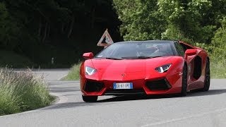 Lamborghini Aventador LP7004 Roadster  Test by DRIVE Magazine Eng subs [upl. by Dewey792]