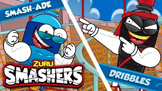 SMASHERS Smashade Vs Dribbles  More Kids Cartoons  Zuru  Smashers World  Animated Stories [upl. by Parthenia]