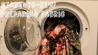 StarttoSew  Preparing your fabric [upl. by Jayne]