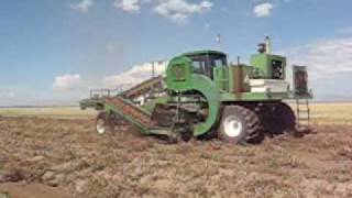 Potato Harvest 2008  JonesFarmsOrganicscom [upl. by Eillod]