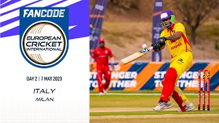 🔴 FanCode ECI Italy Milan 2023  Day 2  T10 Live International Cricket  European Cricket [upl. by Atina]