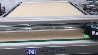 ATPJET1215FC Inkjet cutting plotterFlat bed with Continue cutting and Auto paper feed system [upl. by Eniaral]