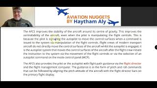 AFS Automatic flight control system  Aviation nuggets by HaythamAly [upl. by Meensat750]