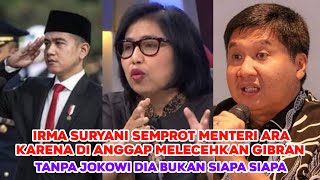 Di Anggap Melecehkan Gibran Irma Suryani Peringatkan Menteri Maruarar Sirait [upl. by Merras]