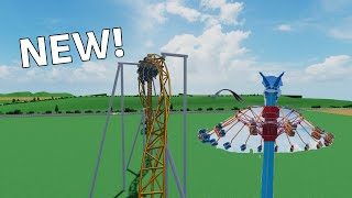 NEW Theme Park Tycoon 2 Update  Coaster and Trees [upl. by Bena]