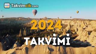 2024 Takvimi Tanıtım  Takvimcikcom [upl. by Denton802]